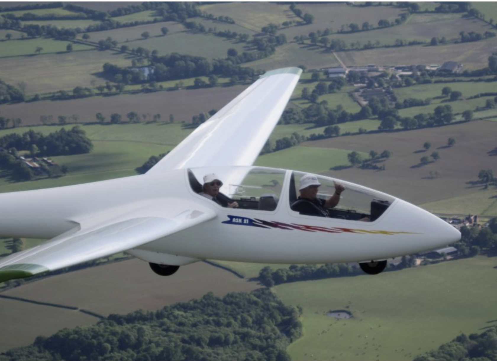 Gliding at South farm holiday cottages