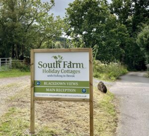 New signage South Farm for news item