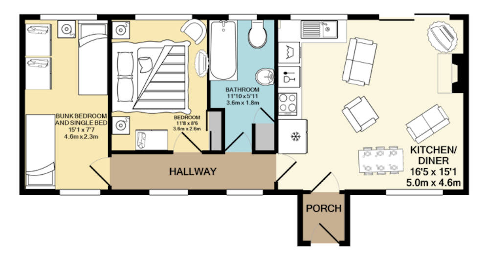 Coshes floor plan