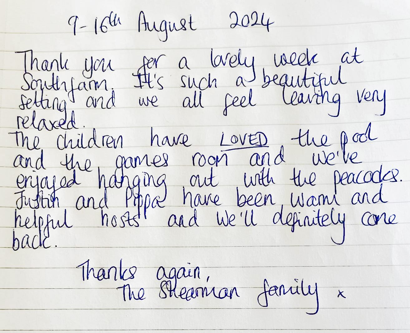Shearman Family